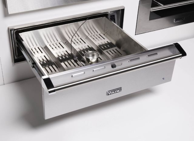 Viking® 5 Series 27" November Sky Warming Drawer-3