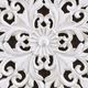 Olliix by Madison Park White Mandala Trinity 3 Piece White and Brown 3D Embellished Linen Canvas-3