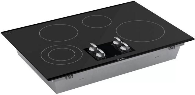 Bosch® 500 Series 30" Black Electric Cooktop-2