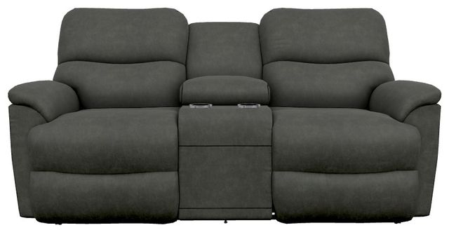 La-Z-Boy® Trouper Ink Power Reclining Loveseat with Console and Headrest-1