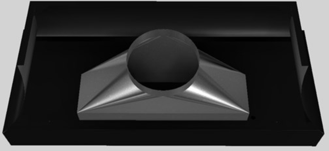 Vent-A-Hood® Designer Series 60" Black Wall Mounted Range Hood-2