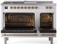 Ilve® Nostalgie II Series 48" White Pro Style Dual Fuel Range-1