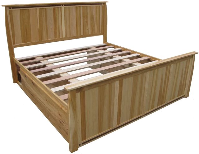 A-America® Adamstown Natural Queen Storage Panel Bed-0
