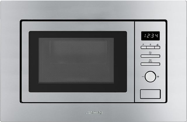 Smeg Classic Fingerprint-Proof Stainless Steel Built In Microwave-0