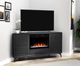 Legends Home Real Cozy Malibu Black 64'' Corner Fireplace Console-1