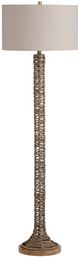 Crestview Collection Tyrien Beige Floor Lamp-0