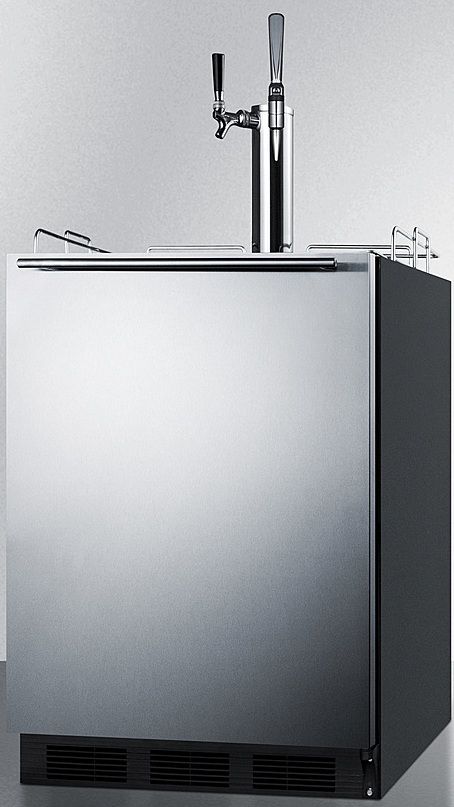 Summit® Commercial 5.5 Cu. Ft. Stainless Steel Beer Cooler/Kegerator-1