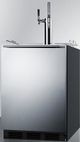 Summit® Commercial 5.5 Cu. Ft. Stainless Steel Beer Cooler/Kegerator-1