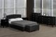 Titus Furniture Black 60" Queen Platform Bed-1