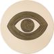 TOV Furniture Eye Handpainted Side Table-4