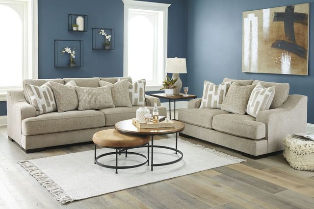 Benchcraft® Lessinger 2-Piece Pebble Living Room Set-3