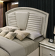 Furniture of America® Maddie Peral White/White Eastern King Panel Bed-4