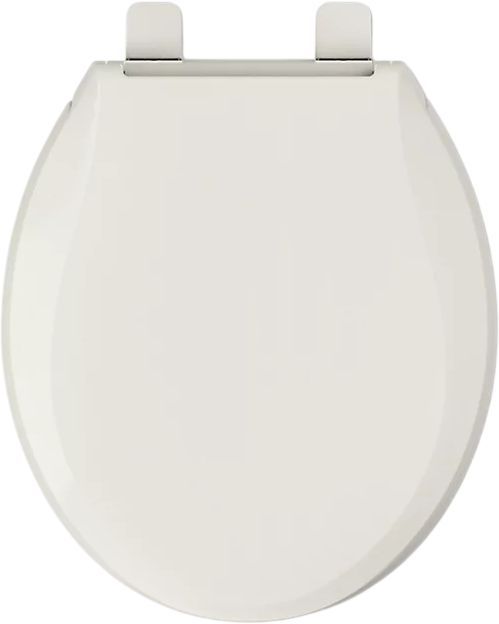 KOHLER® Cachet® Almond Readylatch® Quiet-Close™ Round-Front Toilet Seat-2