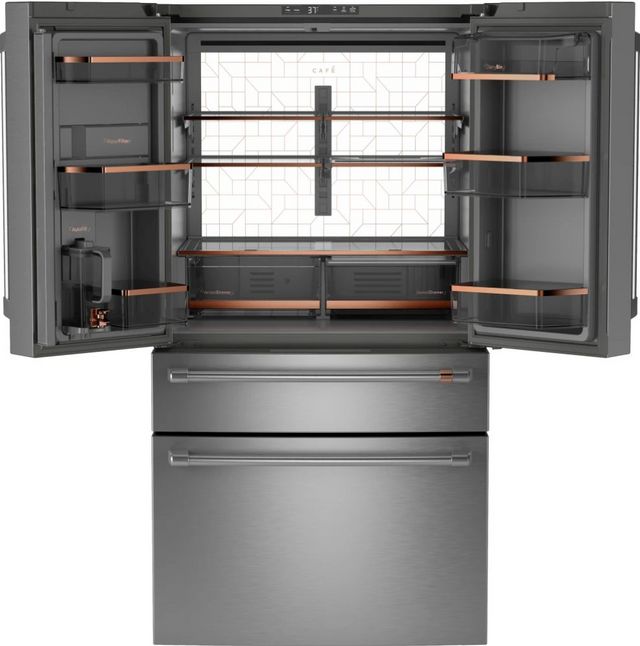 Café™ 36 in. 23.2 Cu. Ft. Stainless Steel Counter Depth French Door Refrigerator-1