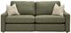 Best® Home Furnishings Cavrilly Green Inclining Sofa with Pillows-4
