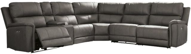 Signature Design by Ashley® Beryton 6-Piece Anchor L-Shape Power Reclining Sectional with Console-0