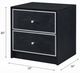 ACME Furniture Jabir Black Accent Table with Silver Accents-4