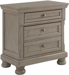 Signature Design by Ashley® Lettner Light Gray Nightstand
