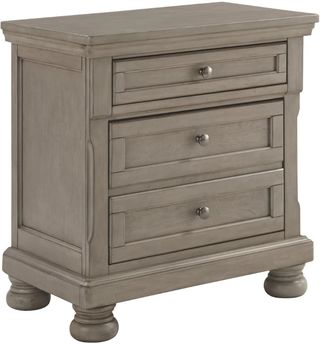 Signature Design by Ashley® Lettner Light Gray Nightstand