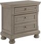 Signature Design by Ashley® Lettner Light Gray Nightstand-0