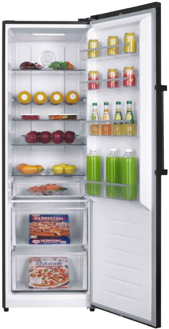 Marathon 24” 12.4 Cu. Ft. Black Stainless Steel Column Refrigerator-3