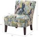 Olliix by Madison Park Multi Hayden Slipper Accent Chair-4