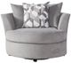 Behold™ Home Apollo Gray Swivel Chair-2