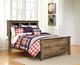Panneau de pied de lit double double Trinell, brun, Signature Design by Ashley®-0