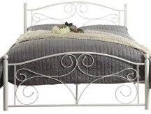 Mazin Furniture Pallina White Full Bed-0