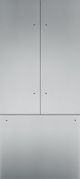 Thermador® 35.75" Stainless Steel French Door Refrigerator Panel Kit-0