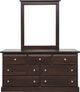 Mako Wood Furniture Inc. Claudette 58" x 30" Dresser-2