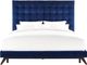 TOV Furniture Eden Navy Queen Velvet Bed-2