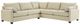 La-Z-Boy® Wilmette 2-Piece Ivory Leather Sectional-0