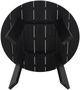 Moe's Home Collection Delta Black Teak Outdoor Round Dining Table -3