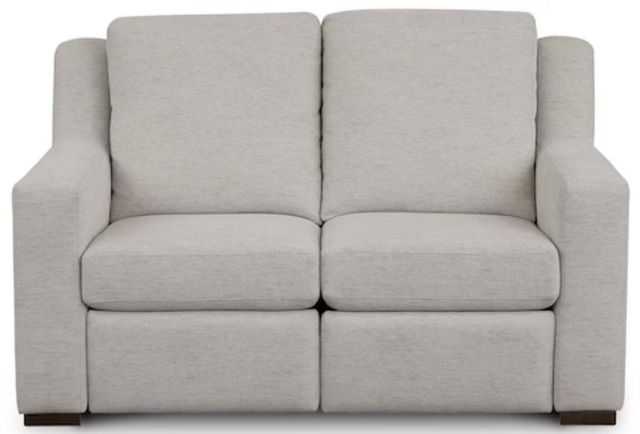 Bassett® Furniture Somers Oyster Reclining Loveseat-1
