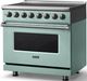 Viking® 5 Series 36" Splash Pro Style Induction Range with Polished Chrome Trim-2