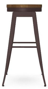 Amisco Customizable Grace Swivel Spectator Stool-1
