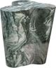 TOV Furniture Slab Gray 18" Marble Concrete Indoor/Outdoor Side Table-4