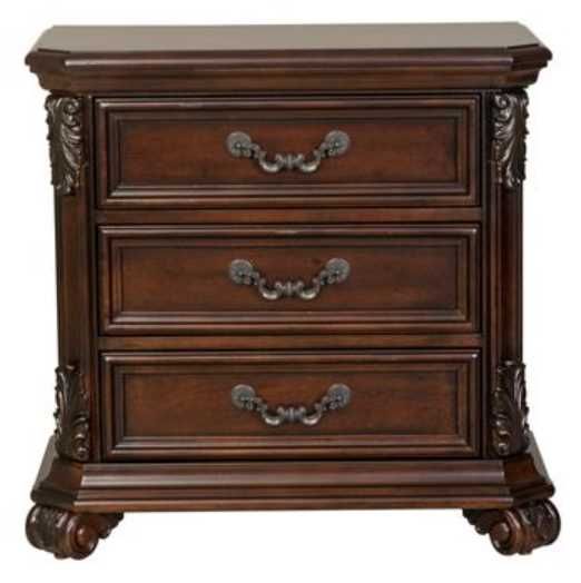 Liberty Furniture Messina Estates 5-Piece Cognac Queen Poster Bedroom Set-3