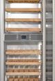 Fulgor Milano 24" Stainless Steel Built-In Column Wine Cooler-3