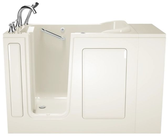 American Standard Gelcoat Linen 28” x 48” Walk-In Bathtub with Air Spa System Left Hand Door and Drain-0