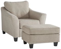 Benchcraft® Abney 2-Piece Driftwood Living Room Set