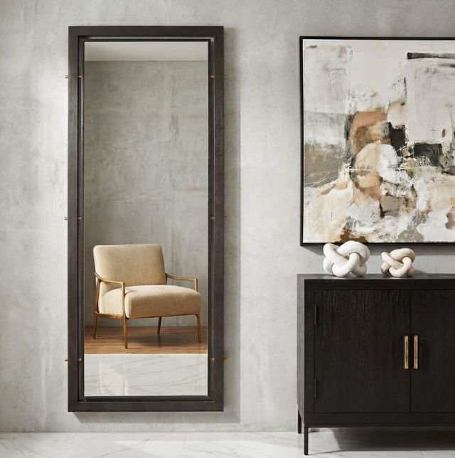 Uttermost® Westley Dark Bronze Tall Mirror-1