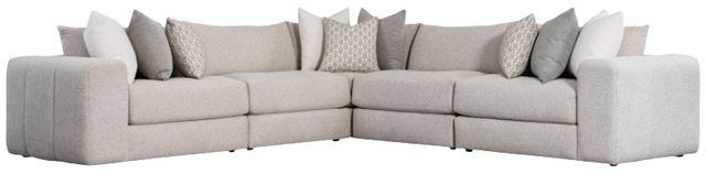 Bernhardt Vista Bernhardt Living 5-Piece Gray L-Shape Sectional-0