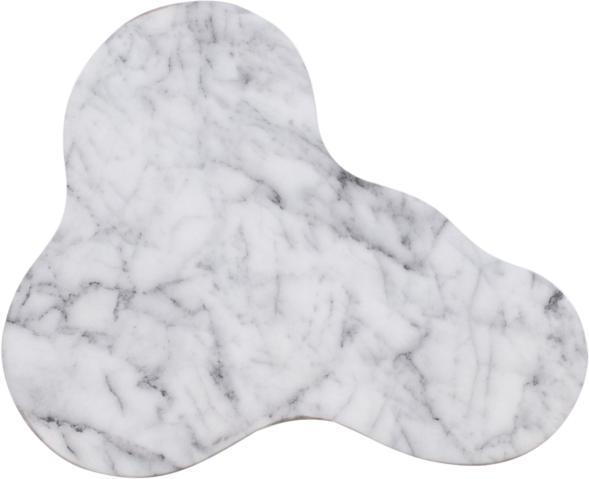 TOV Furniture Slab Marble Side Table - Thumbnail 4