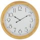 YHD Beige/White Timberland Wall Clock-0