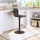Zuo® Modern Vital Dark Bronze/Vintage Black Bar Stool-4