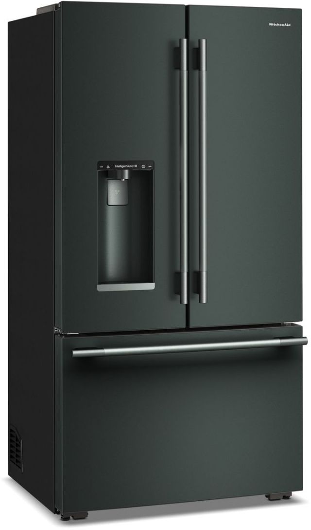 KitchenAid® 36" 23.1 Cu. Ft. Juniper Counter Depth French Door Refrigerator with Intelligent Auto Fill-3