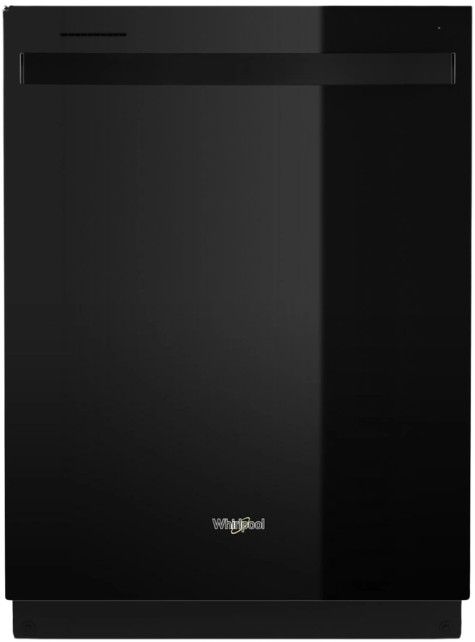 Whirlpool® 24" Black Built In Dishwasher with AI Intelligent Wash and Tall Top Rack-0