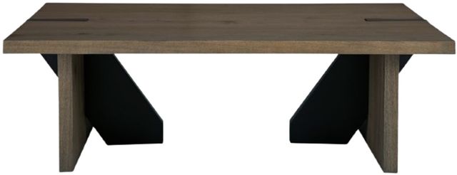 Signature Design by Ashley® Kandinew Light Brown Rectangular Cocktail Table-2